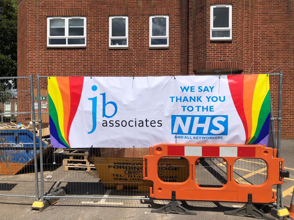 JB Associates thanks the NHS 2020